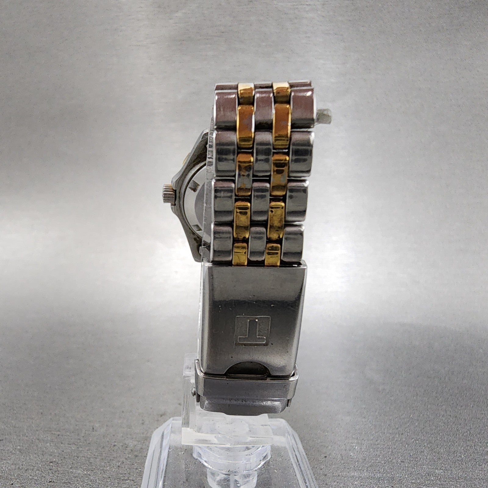 Tissot PR 100 Diver watch Women 28mm White Dial Two Tone Date New Battery7