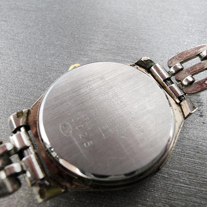 Seiko Alba Urban Watch Women 24mm Silver Dial Two Tone V7016460 New Battery10