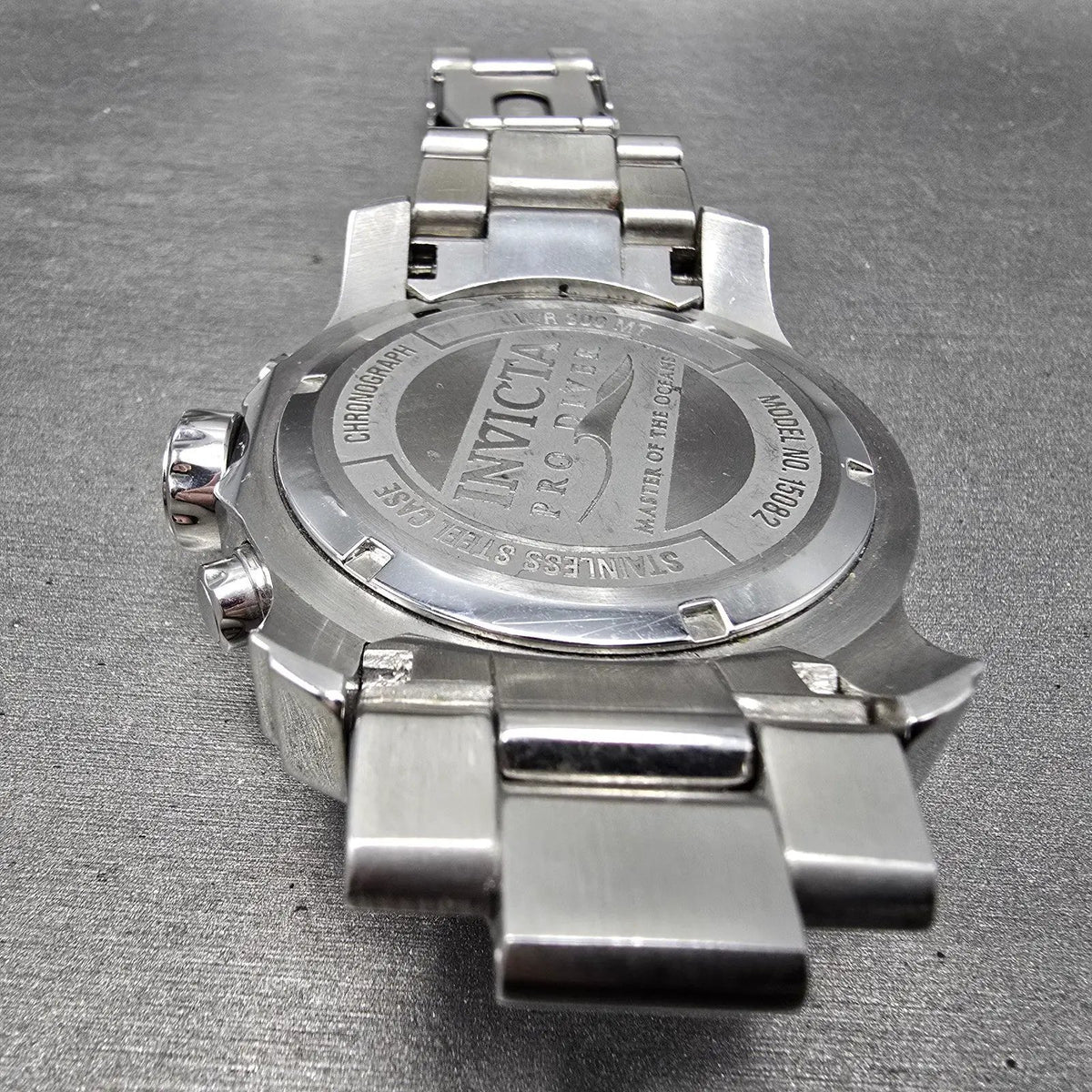Invicta Pro Diver Chronograph Watch Men 48mm Blue Dial Steel Date 15082 New Batt10