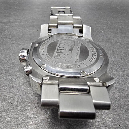 Invicta Pro Diver Chronograph Watch Men 48mm Blue Dial Steel Date 15082 New Batt10