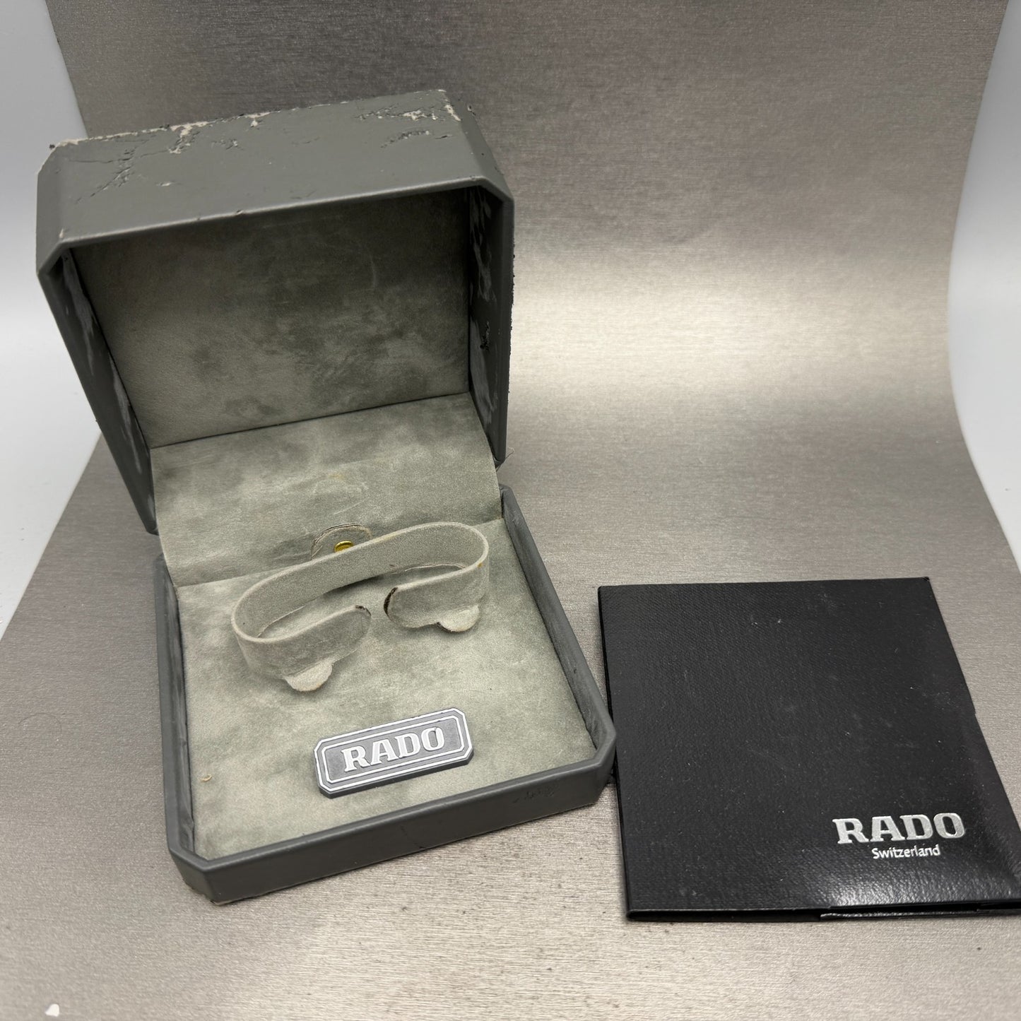 Rado Florence Watch 22mm Women Silver Dial Steel Rectangle 153.3727.4 New Batt11