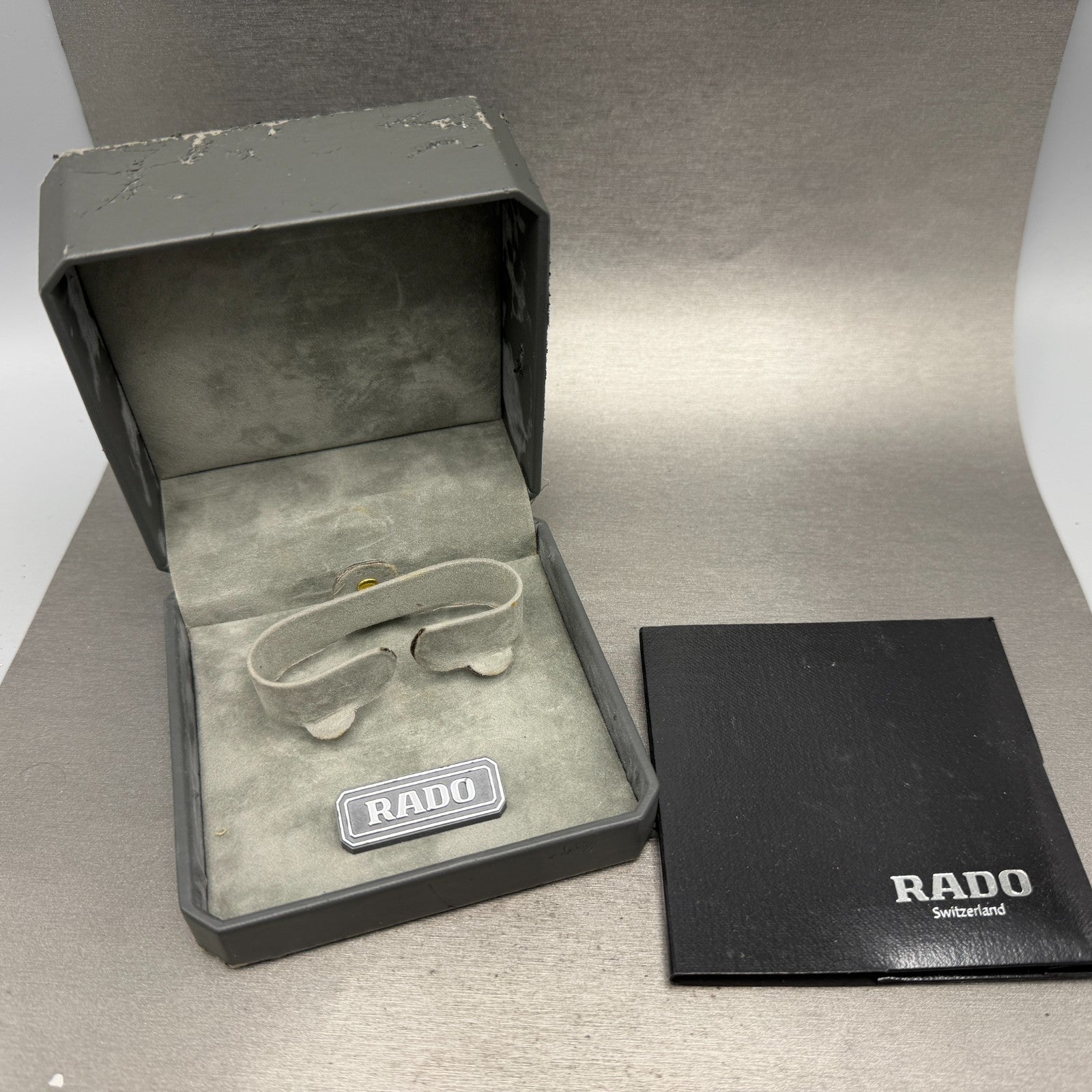 Rado Florence Watch 22mm Women Silver Dial Steel Rectangle 153.3727.4 New Batt11