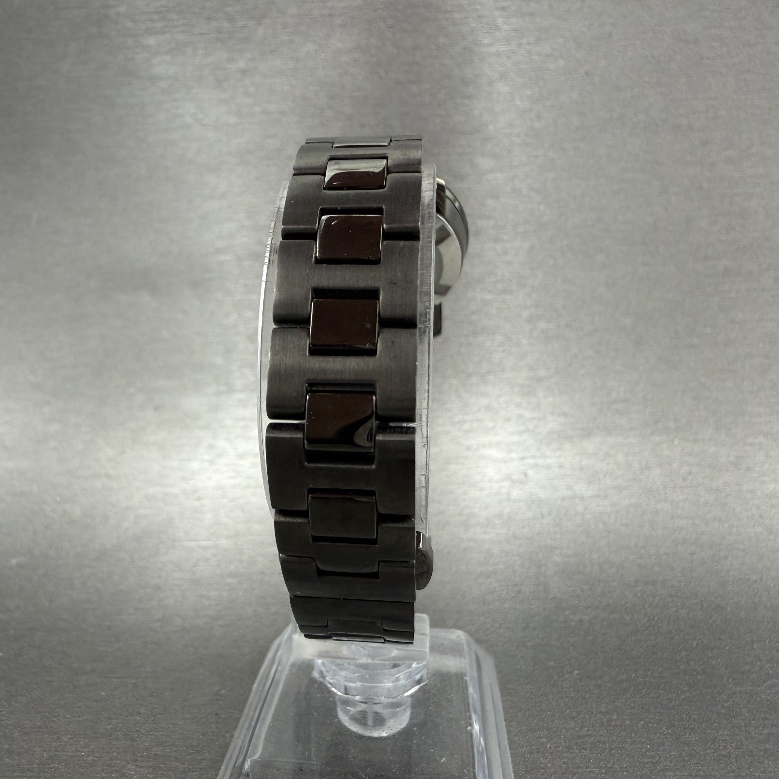 Movado Bold Watch Women 25mm Black Dial Black Tone Round 3600326 New Battery7