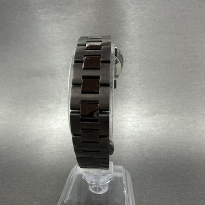 Movado Bold Watch Women 25mm Black Dial Black Tone Round 3600326 New Battery7
