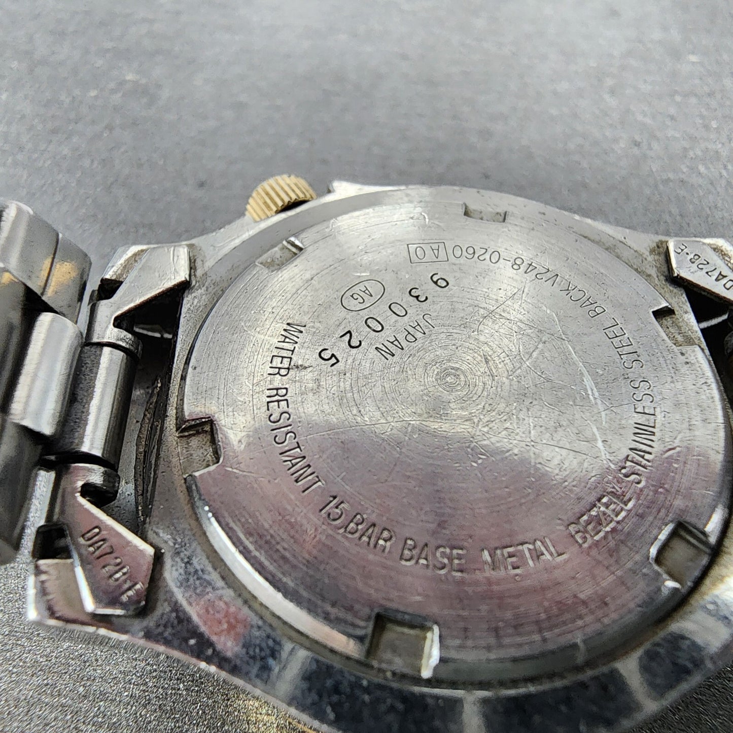 Seiko ALBA Aqua Gear Watch Women 31mm Champagne Dial Two Tone Daydate New Batt9