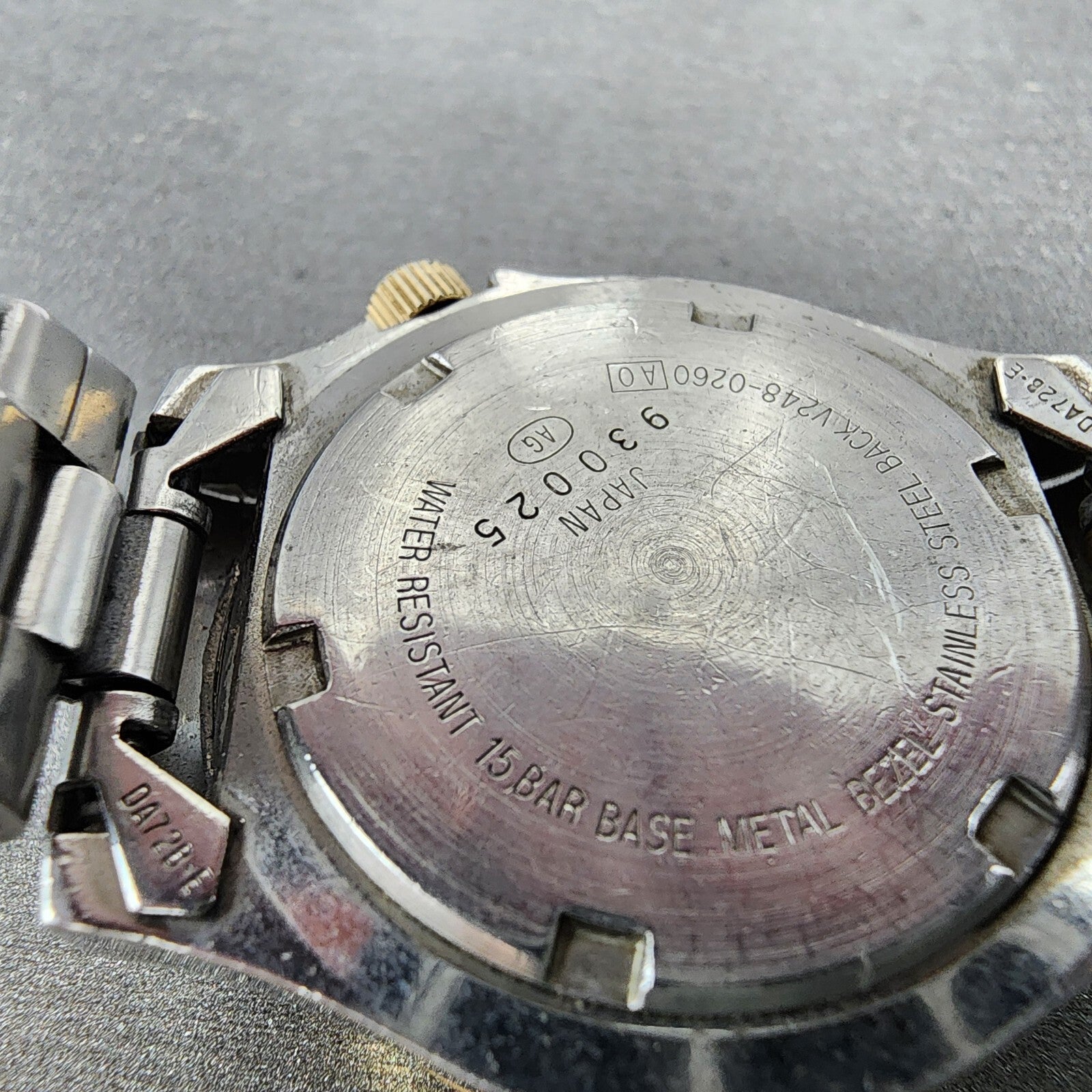 Seiko ALBA Aqua Gear Watch Women 31mm Champagne Dial Two Tone Daydate New Batt9
