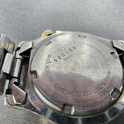Seiko ALBA Aqua Gear Watch Women 31mm Champagne Dial Two Tone Daydate New Batt9