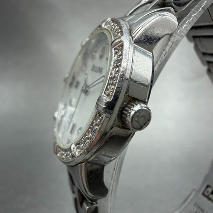 Bulova Watch Women 26mm MOP Dial Silver Tone Date Round 96R105 New Battery2