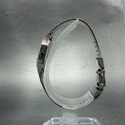 Seiko Watch Women 21mm Silver Dial Silver Tone Octagon 2621-5100 New Battery6