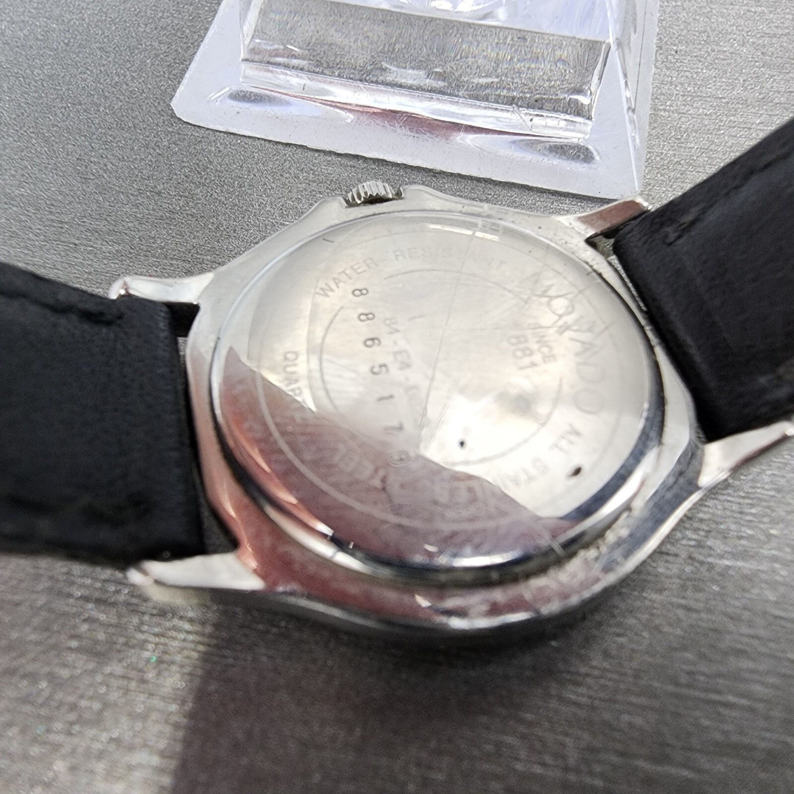 Movado Museum Watch Women 28mm Black Dial Steel Round New Battery 84E4082310