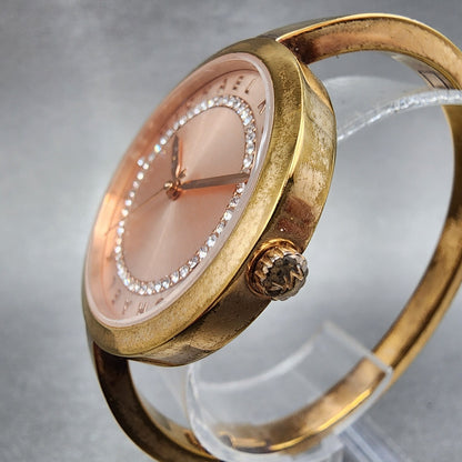 Michael Kors Blakely Watch Women 34mm Rose Dial Rose Gold Tone Round New Battery2
