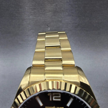 Invicta Specialty Watch Men 43mm Black Dial Gold Tone Round 4960 New Battery4
