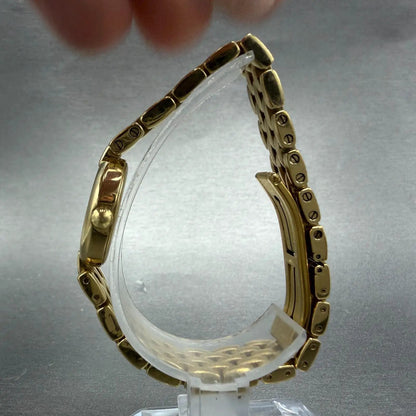 Raymond Weil Watch Women 20mm Gold Dial Gold Plated Round 5806-2 New Battery6