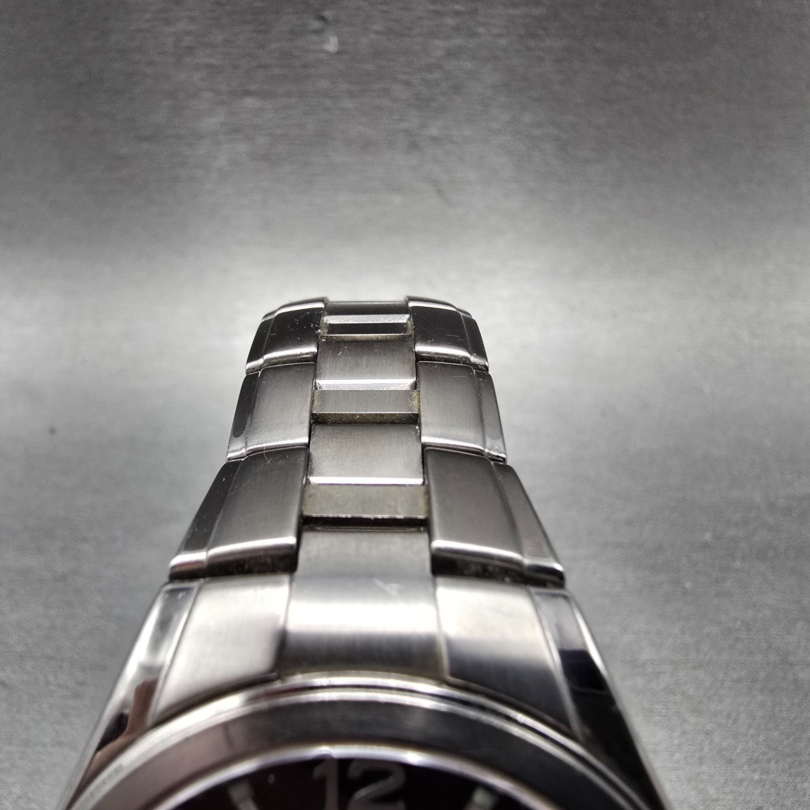 Citizen Eco-Drive Attesa Watch Men 38mm Black Dial Titanium Atomic Date PARTS!!!5