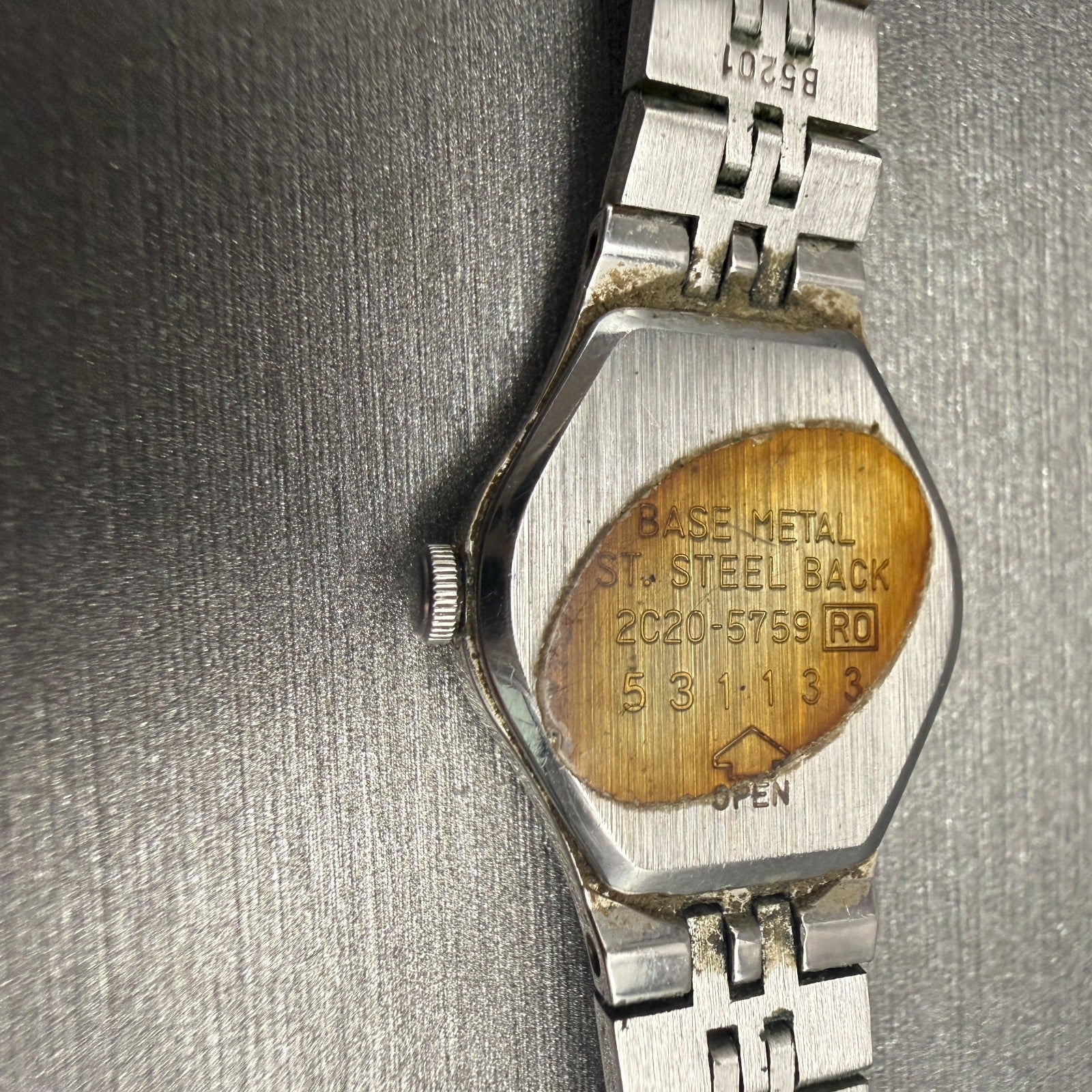 Seiko Watch Women 18mm Silver Dial Silver Tone Oval 2020-5759 New Battery10
