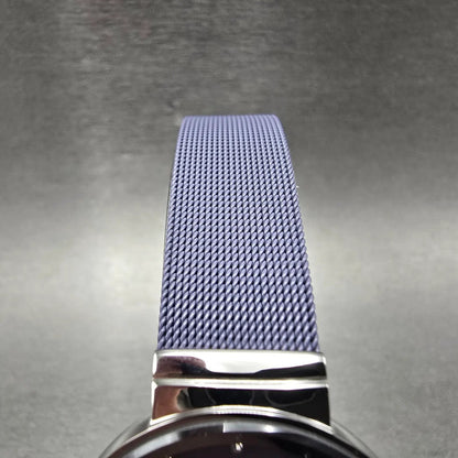 Bering Classic Watch Women 31mm Purple Dial Silver Purple Mesh Band Round Works25