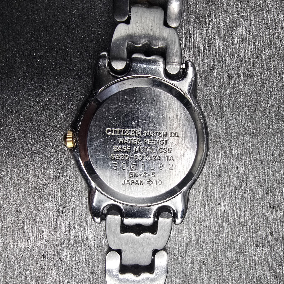Citizen Watch Women 23mm Blue Dial Two Tone Round 5930-F91334 New Battery VTG10