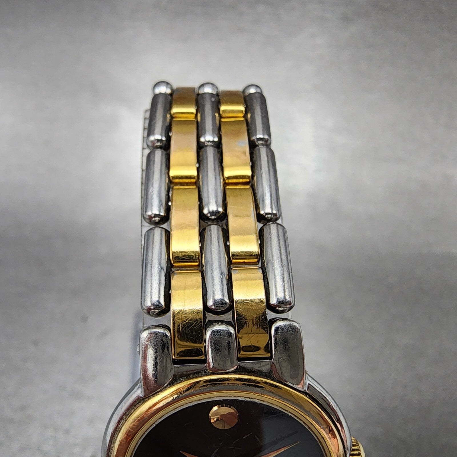 Movado Museum Watch Women 24mm Black Dial Two Tone 81.25.825C PARTS5