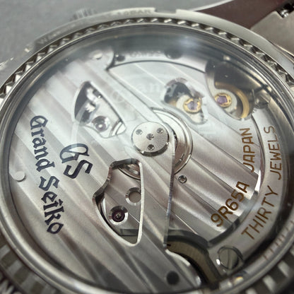 Grand Seiko Snowflake Watch Men 41mm White Dial Titanium Spring Drive SBGA21110
