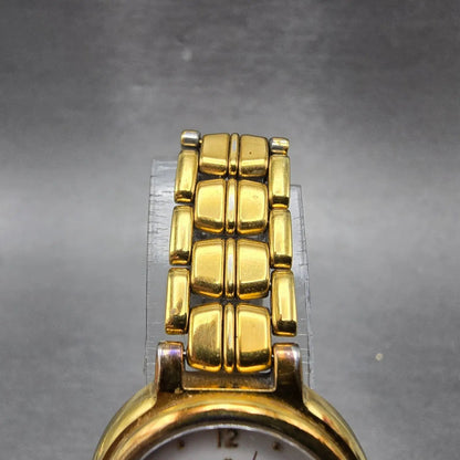 Movado Palio Watch Women 24mm White Dial Gold Tone Date 81.94.821H New Battery6