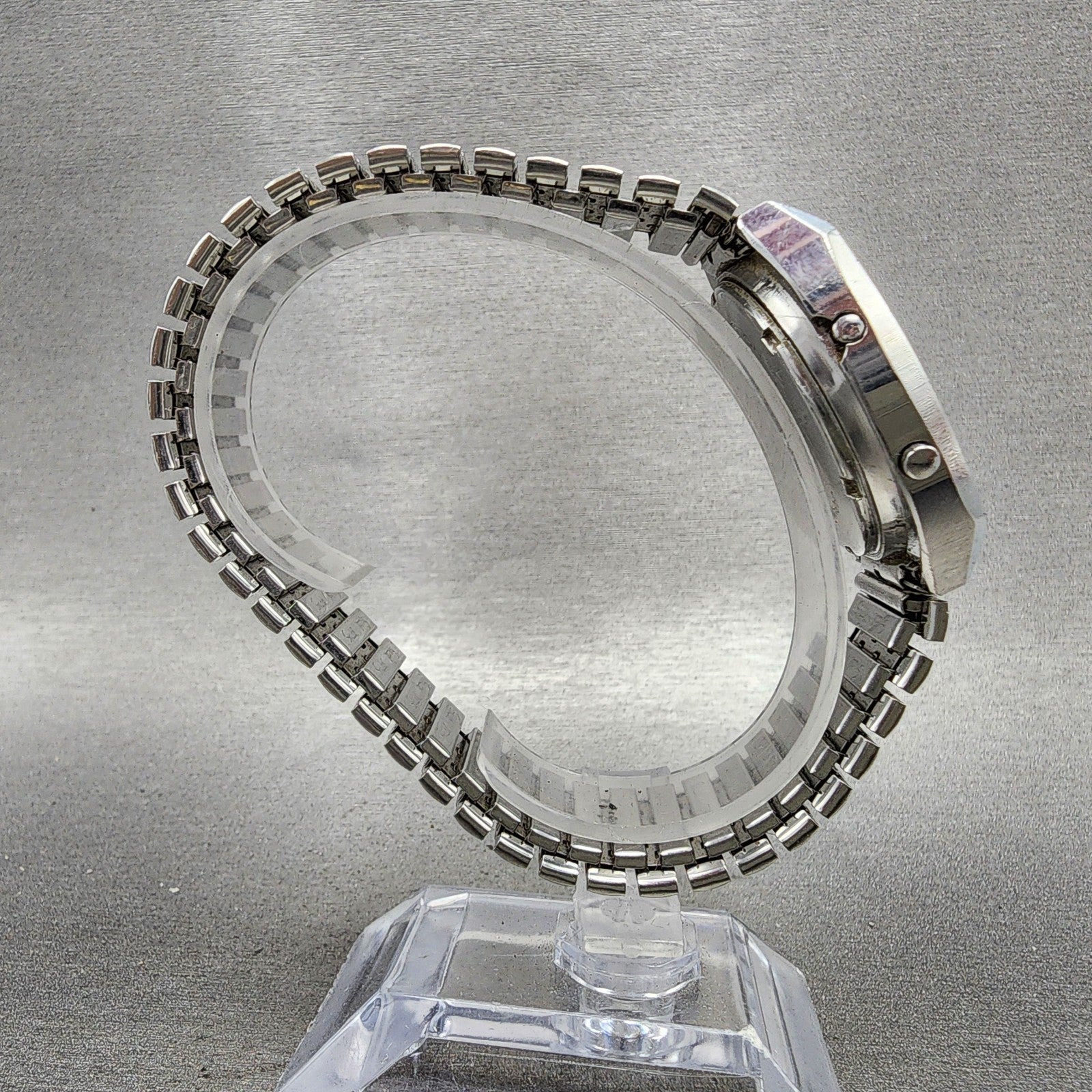 Casio AA91W Watch Men 36mm Digital Blue Silver Tone Alarm Chrono New Battery8