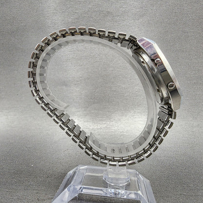 Casio AA91W Watch Men 36mm Digital Blue Silver Tone Alarm Chrono New Battery8