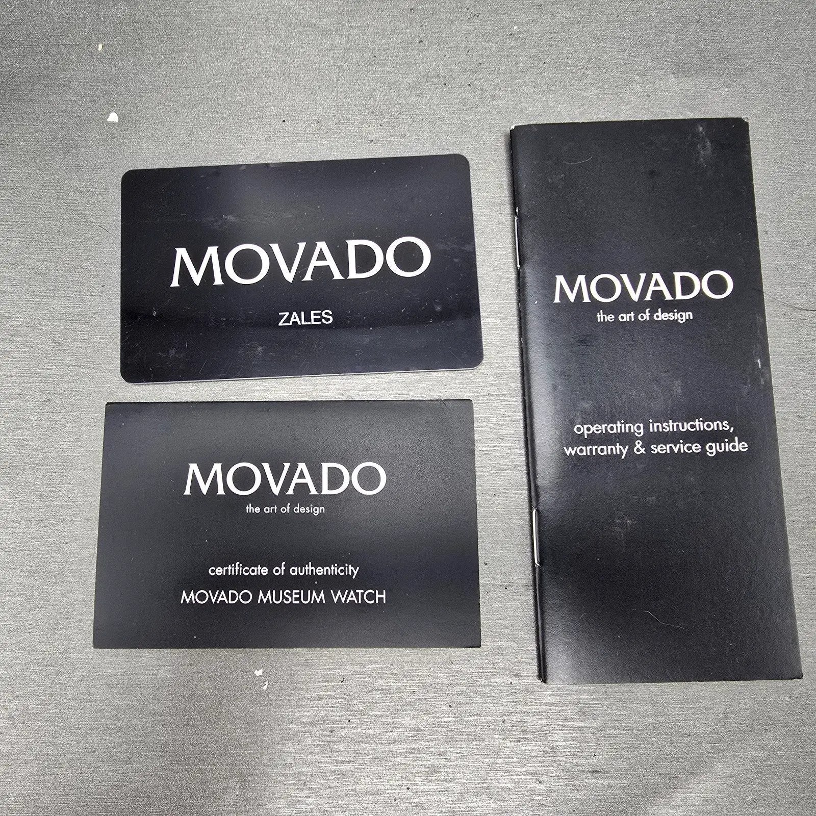 Movado Serenade Watch Women 25mm Black Dial Silver Tone 84 A1 1844 New Battery12