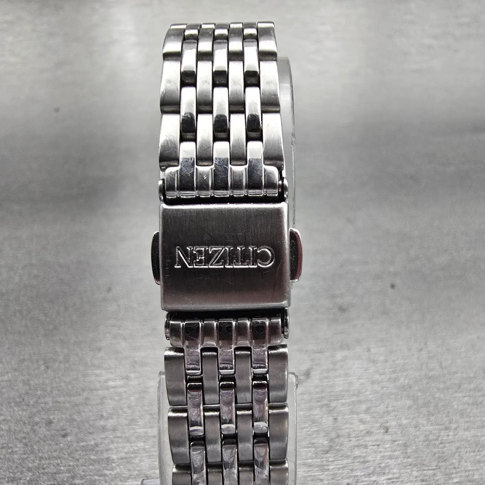 Citizen Watch Women 18mm Black Dial Silver Tone Rectangle 5930-S038588 New Batt7