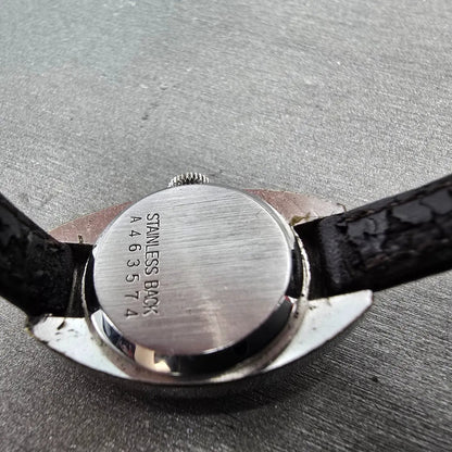 Rado Durance Watch Women 19mm Silver Dial Silver Tone Oval Manual Wind Runs VTG9