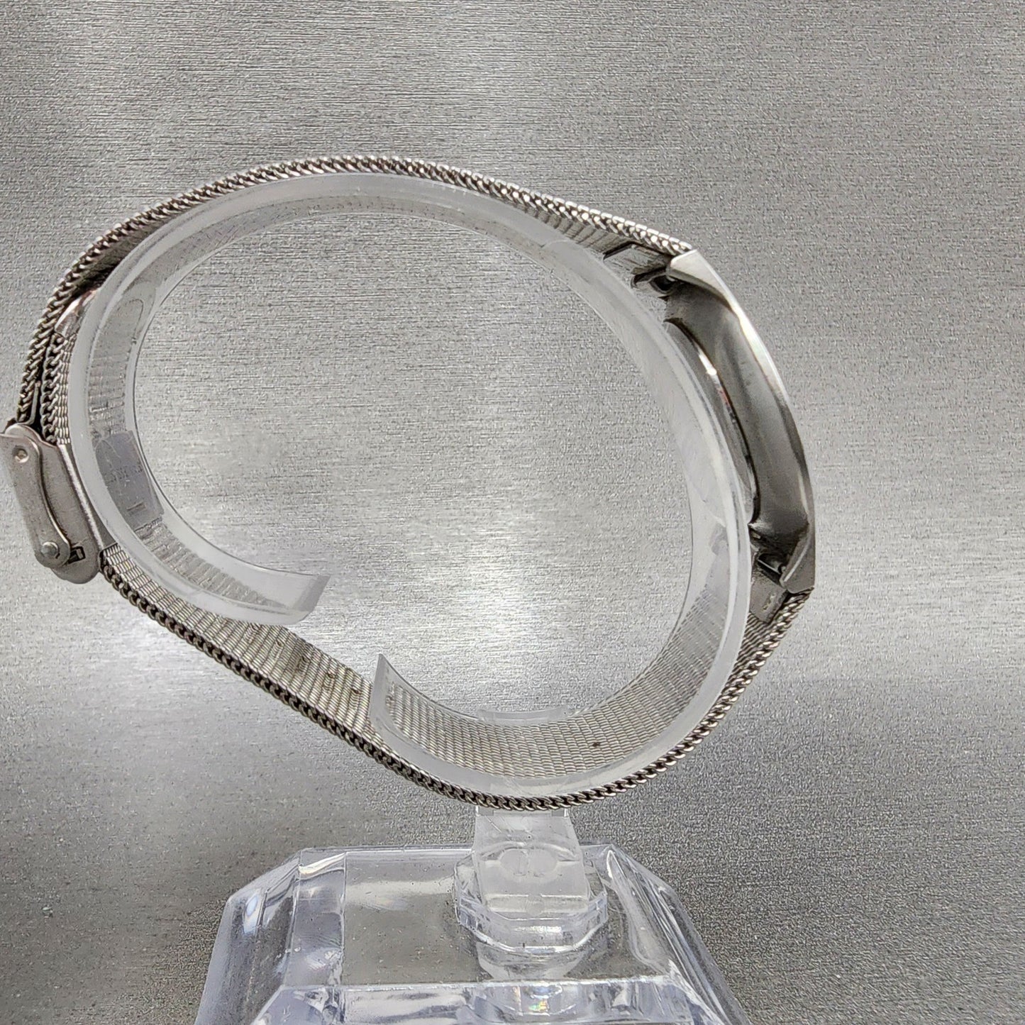 Skagen Watch Women 28mm Black Dial Stainless Steel Round Mesh Band New Battery8