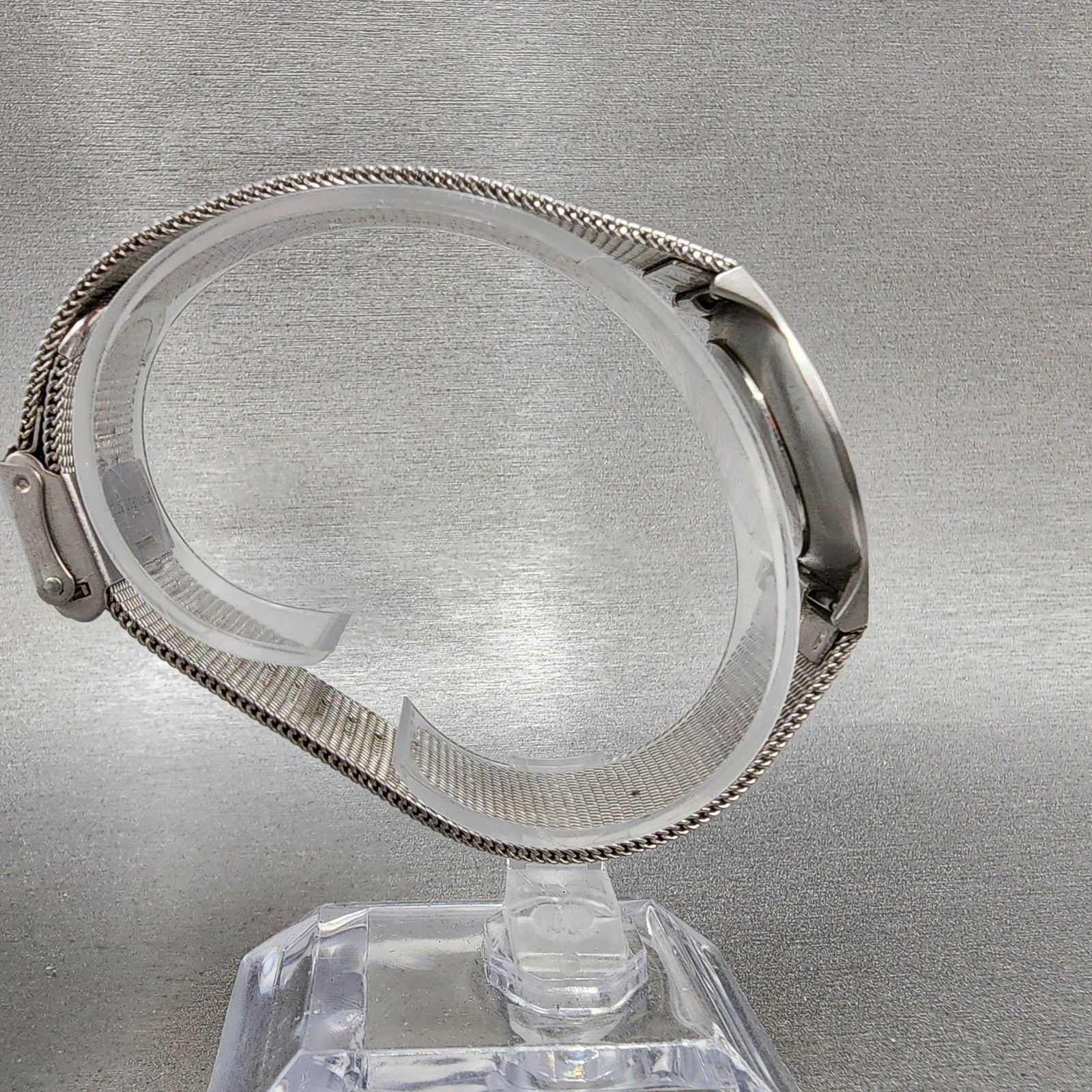 Skagen Watch Women 28mm Black Dial Stainless Steel Round Mesh Band New Battery8