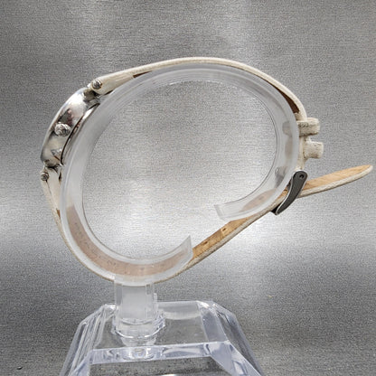 Skagen Watch Women 25mm White Dial Silver Tone Round SKW2012 New Battery6