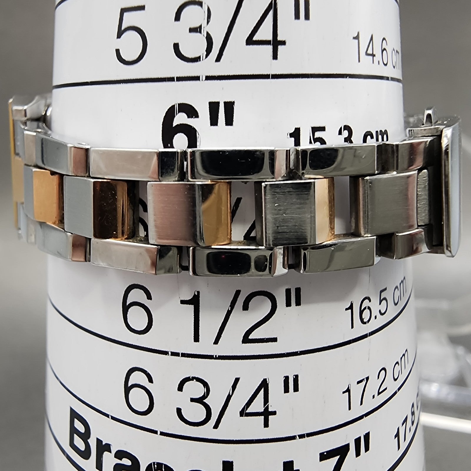 Seiko Solar Tank Watch Women 19mm White Dial Two Tone Rectangle Lukia V111 RunsA10