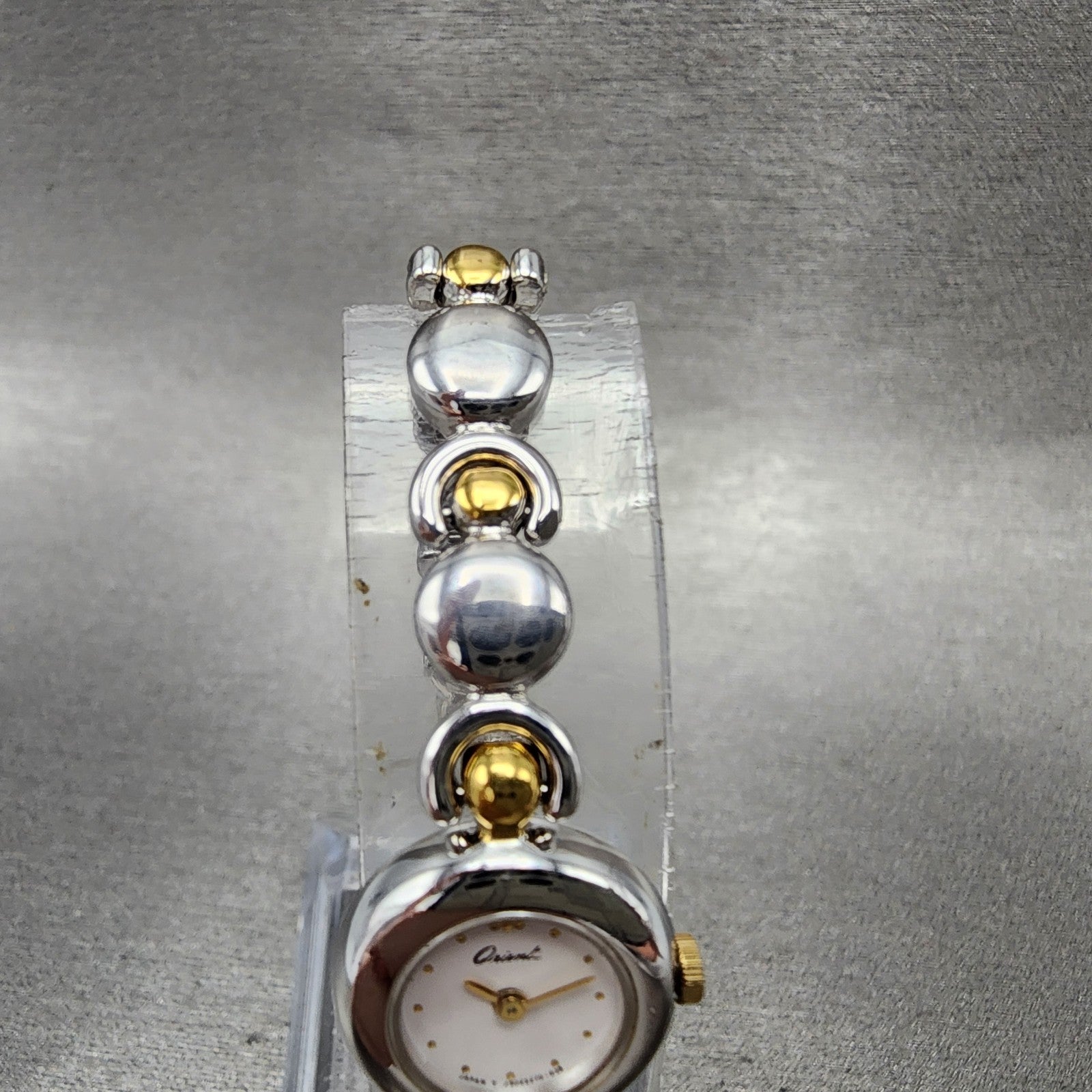 Orient Watch Women 16mm White Dial Two Tone Round J5022700CS New Battery3