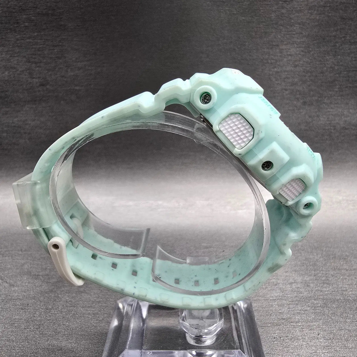 Casio Baby-G BA-110Pl Watch Women 43mm Blue Chrono Alarm Round New Battery8