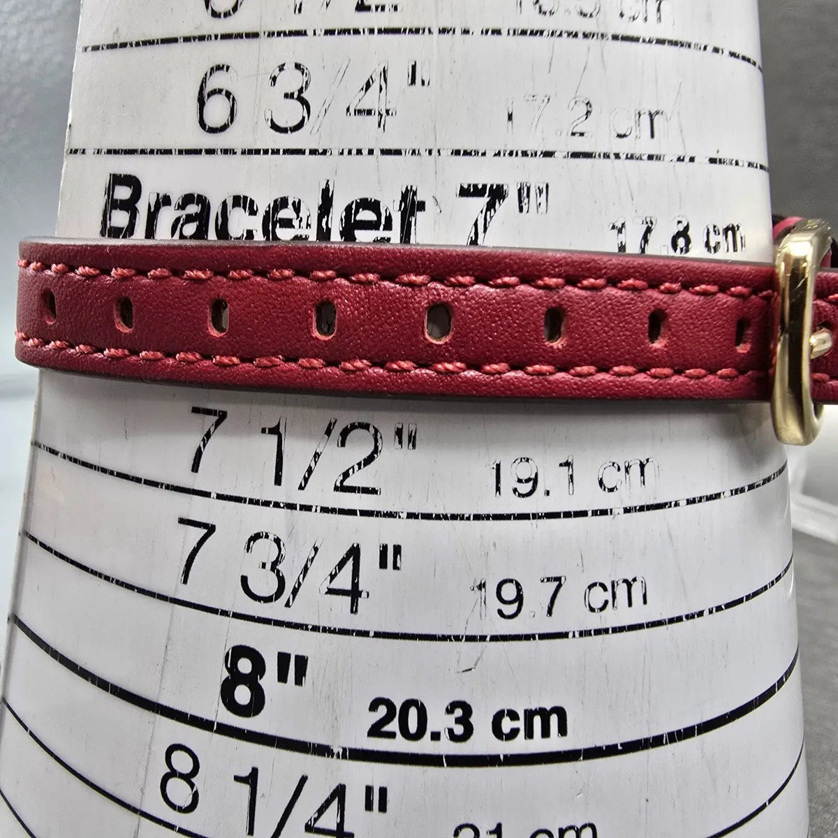 Coach Watch Women 22mm Red Dial Gold Tone Square 14504226 Leather New Battery10