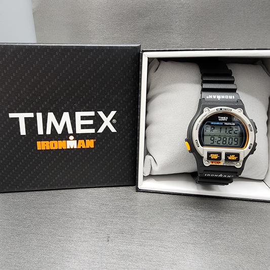 TIMEX × DOORS 20th IRONMAN Watch Men 40mm Digital Alarm Chrono Black TW5M57600