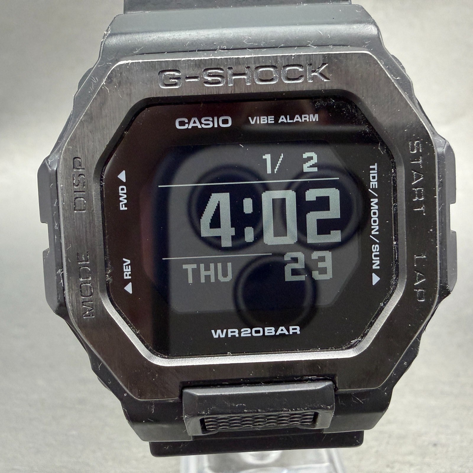 Casio G-Shock GBX-100 Watch Men 44mm Black G-Lide Dayadte Alarm New Battery0