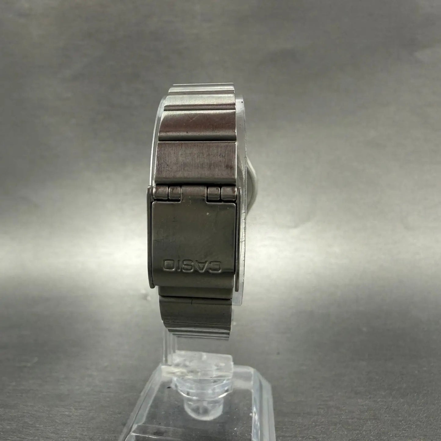 Casio Waveceptor Watch Women 28mm Pink Dial Silver Tone Date Round LWQ-10 Works7