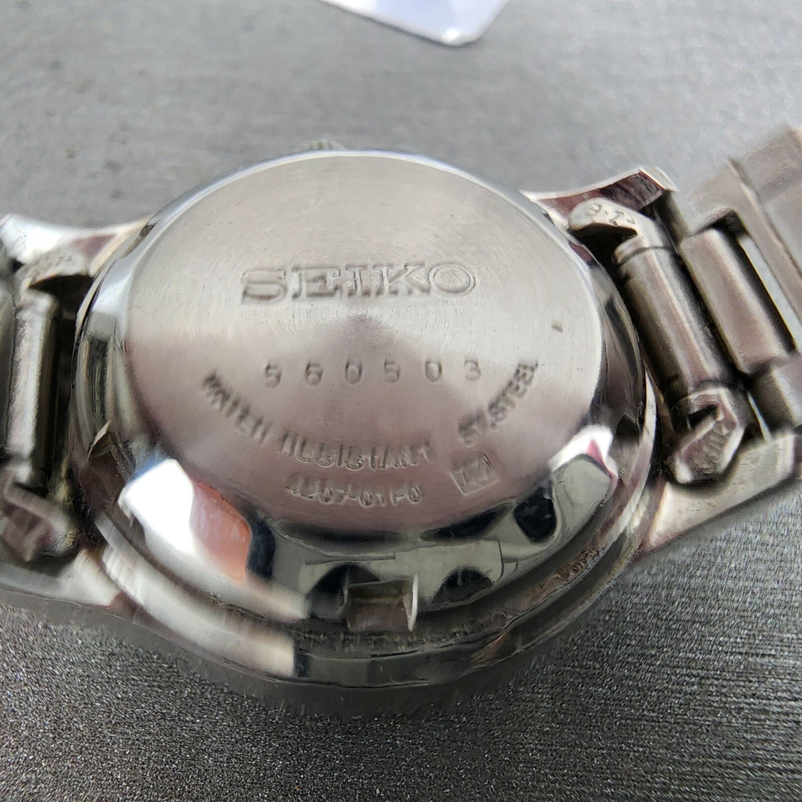 Seiko 5 Watch Women 25mm Blue Dial Steel Dadyate Round Automatic Runs 420701F09