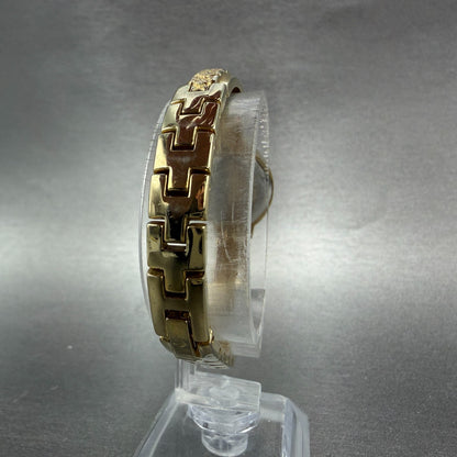 Elgin Watch Women 18mm MOP Dial Gold Tone Oval EG8074 Diamond New Battery7