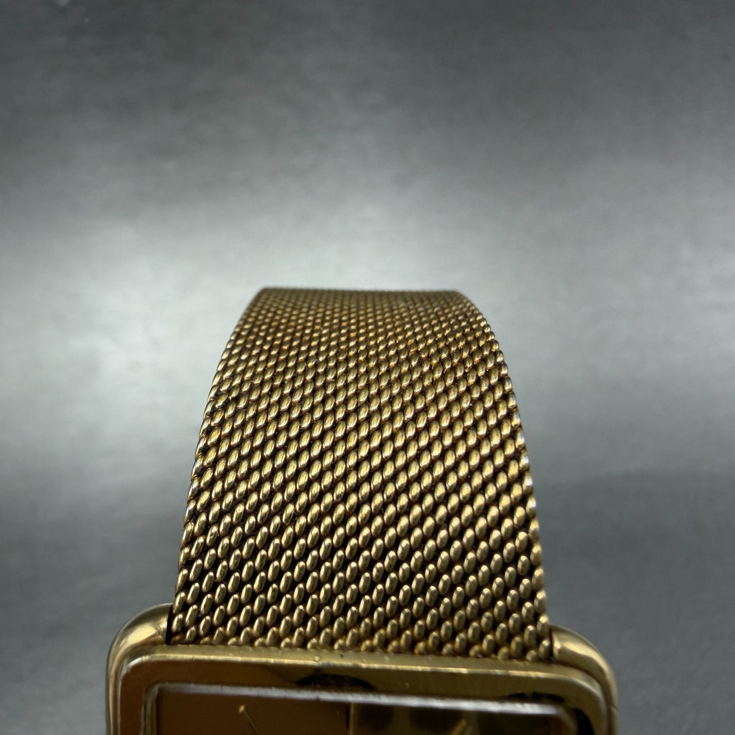 Seiko Tank Watch Men 26mm Champagne Dial Gold Tone Vintage 6020-5039 New Battery4