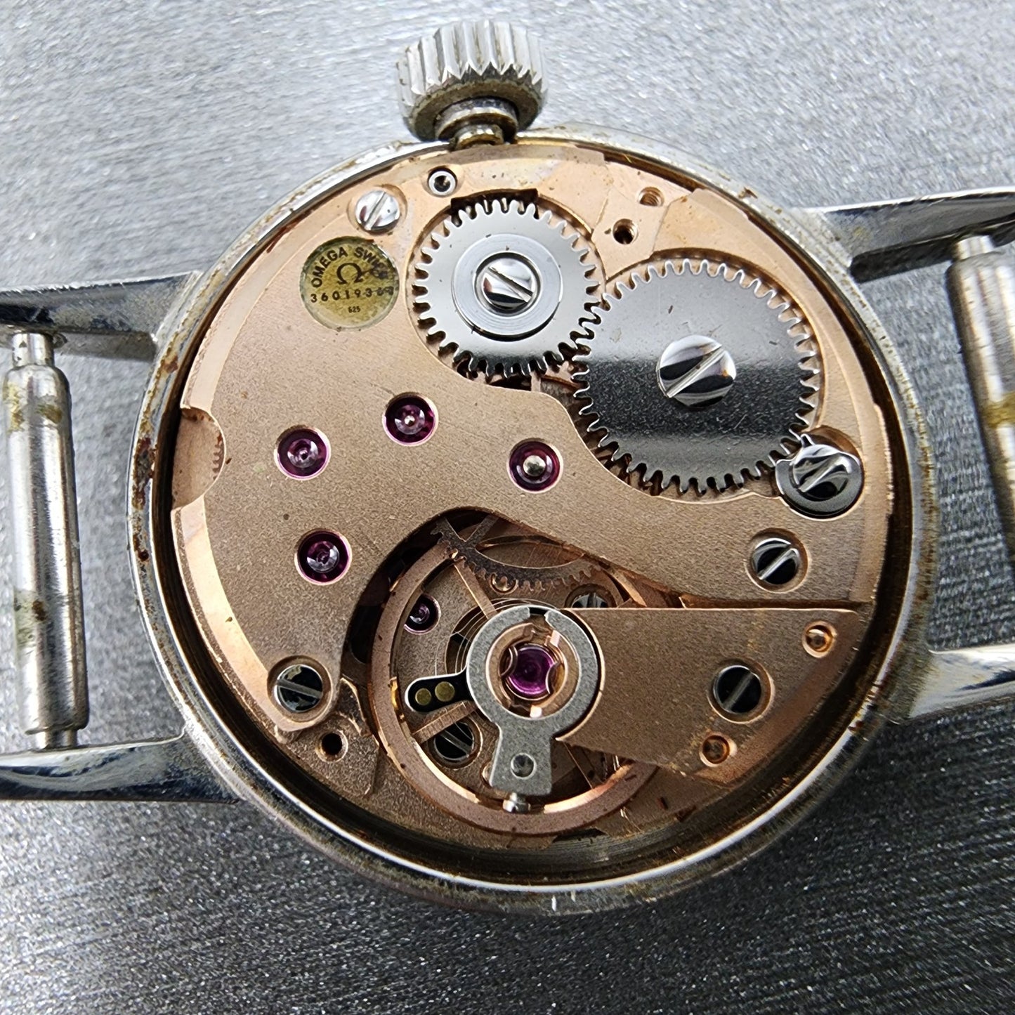 Omega Geneve Watch Women 20mm Silver Dial Steel Round Manual 511.0451 PARTS12