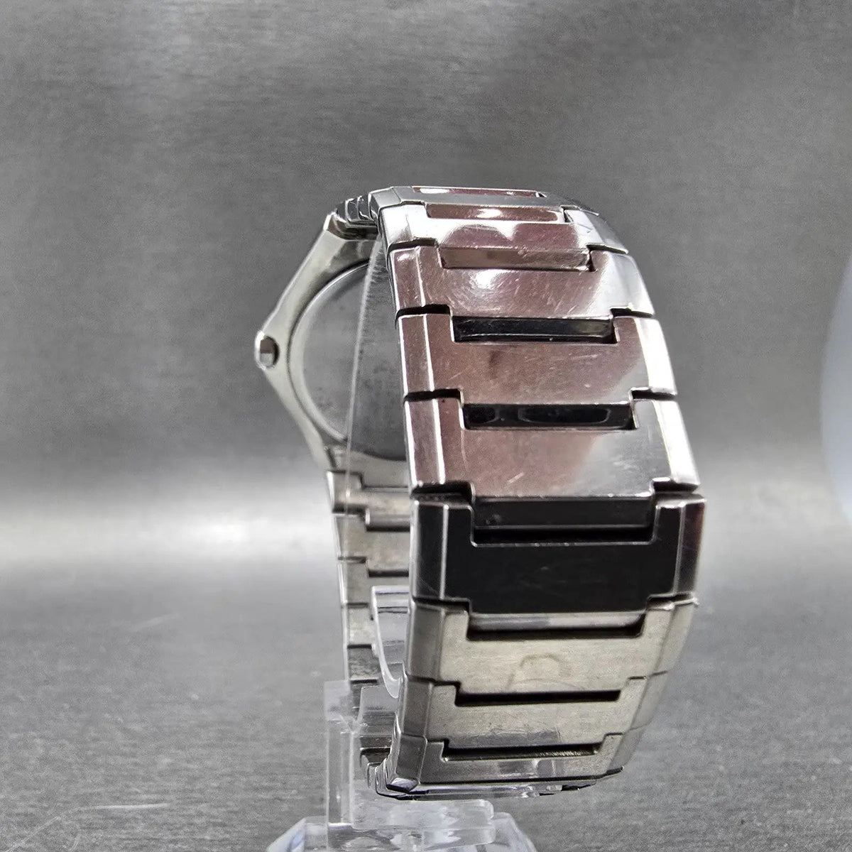 Citizen Eco-Drive Aspec Watch Men 37mm White Dial Steel Daydate Round Runs JDM7