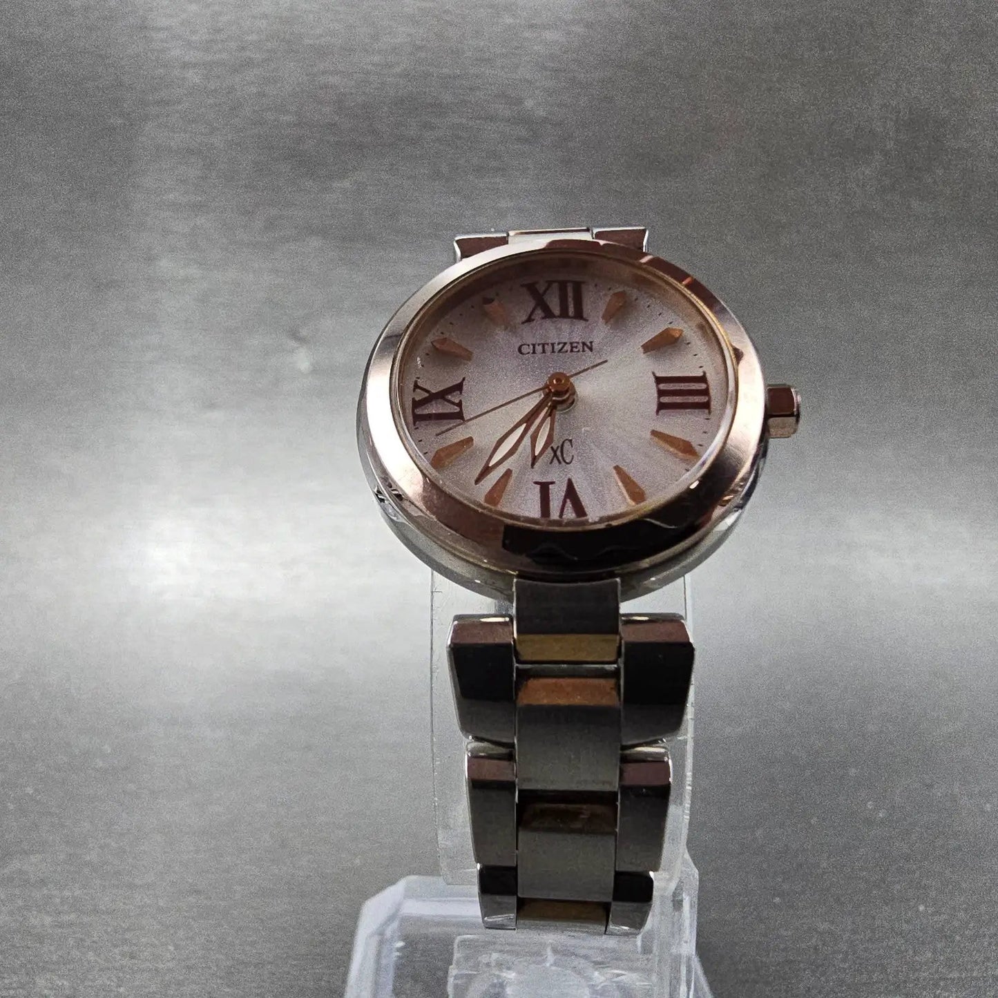 Citizen Eco-Drive Xc Watch Women 24mm White Dial Two Tone Round E031-T0142756