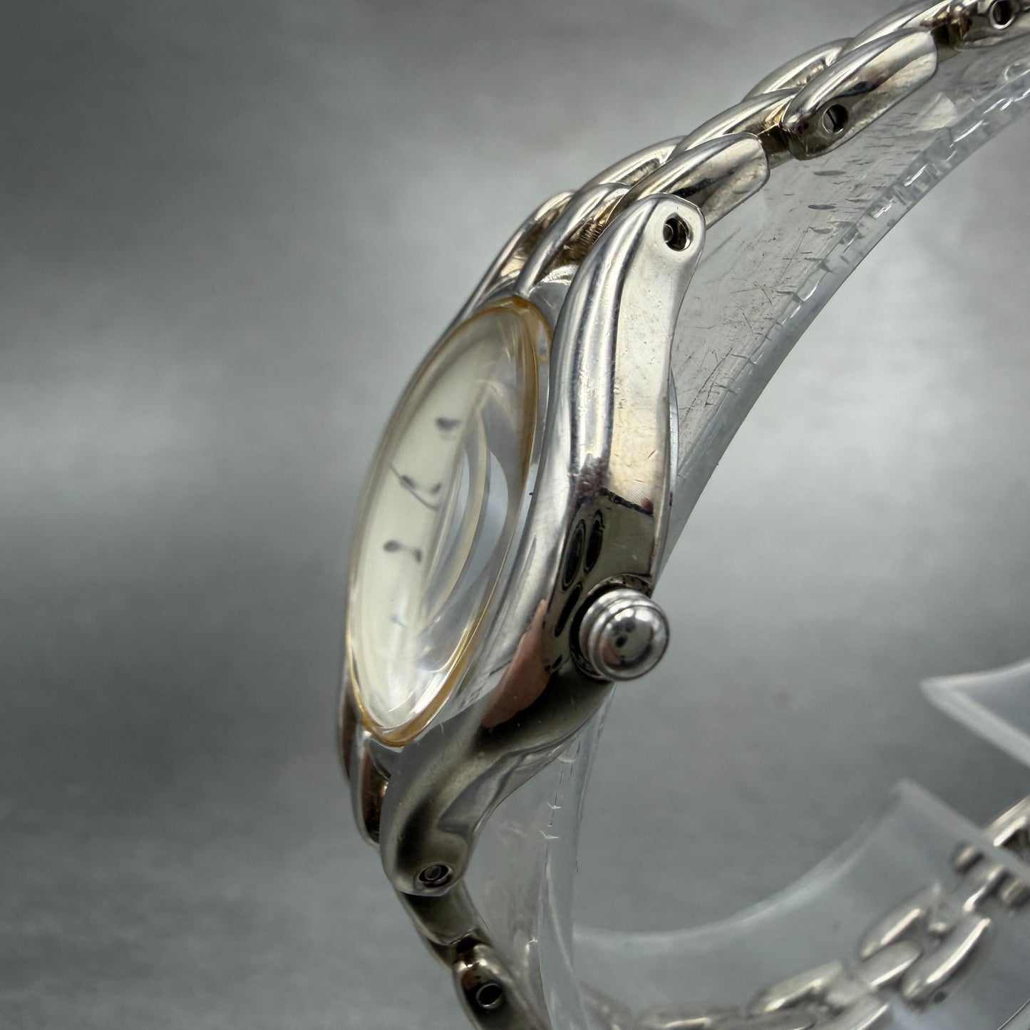 Citizen Opus Watch Women 21mm Cream Dial Silver Tone Oval 5431-H09505 New Batt2