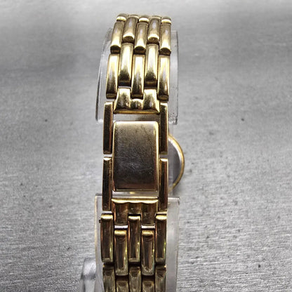 Seiko Watch Women 22mm Black Dial Gold Tone Round 1N00-0A99 New Battery Vintage7