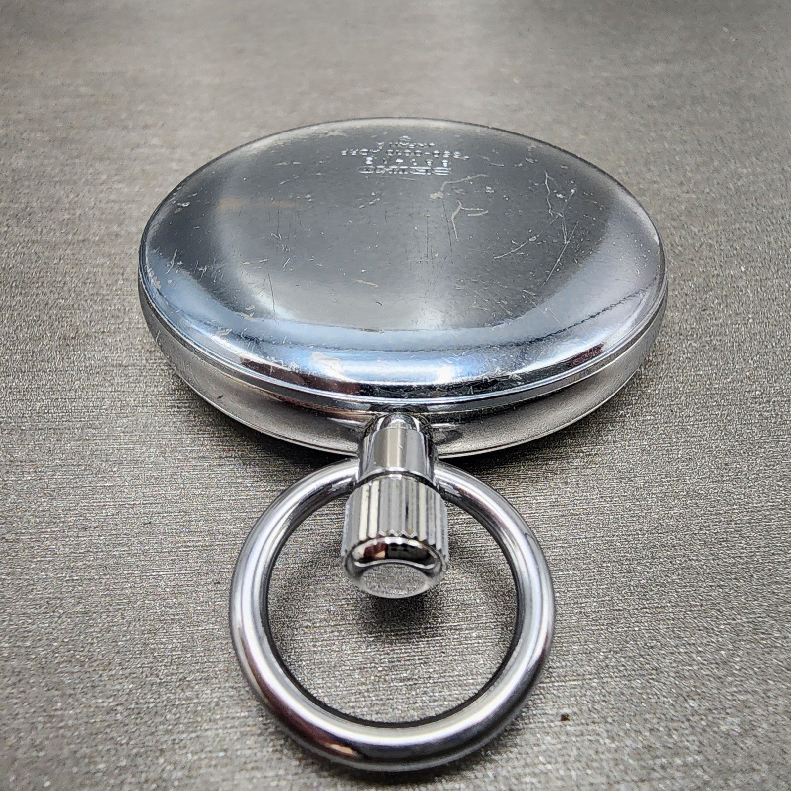 Seiko Pocket Watch Men 50mm White Dial Silver Tone 75500010 PARTS12