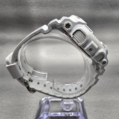 Casio G-Shock GMA-S120MF Watch Men 45mm Silver White Chronograph Alarm New Batt8