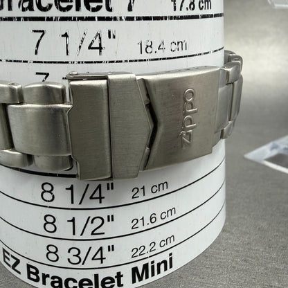 Zippo Watch Men 38mm Silver Dial Silver Tone Round New Battery Vintage10